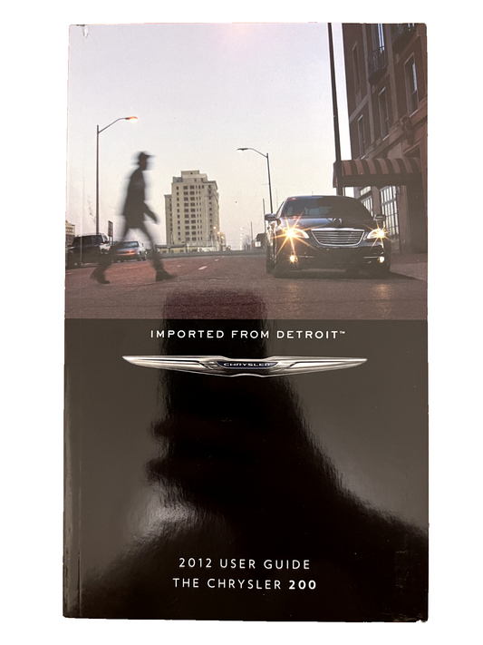 ✅ 2012 Chrysler 200 Owner's Manual User Guide Kit OEM EXCELLENT!!!