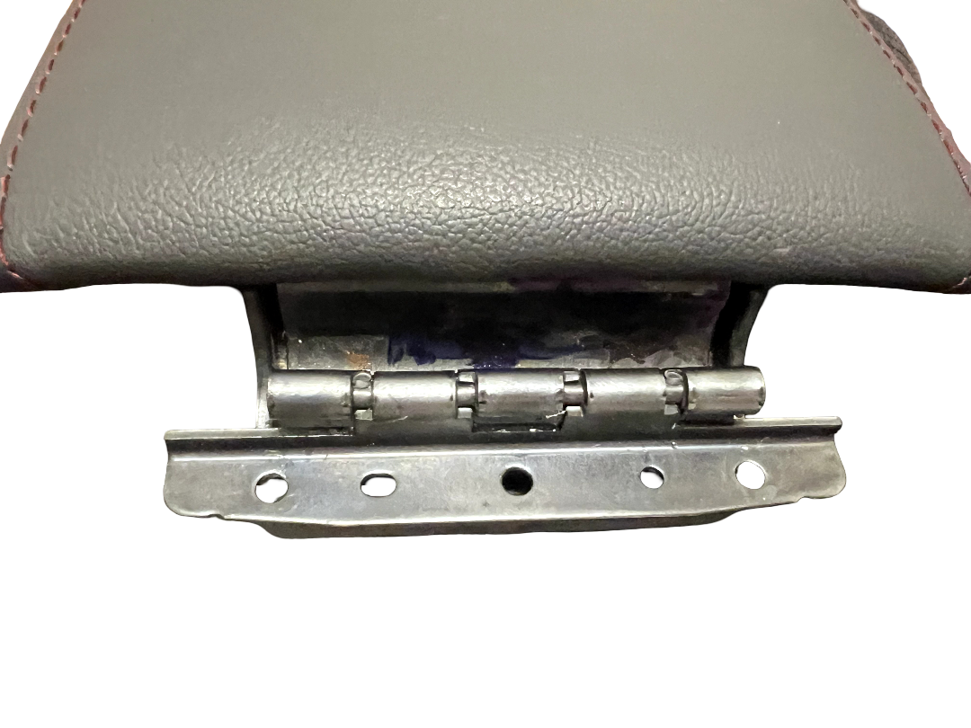 15-21 Subaru WRX Center Console Armrest Lid Black Leather with Red Stitching