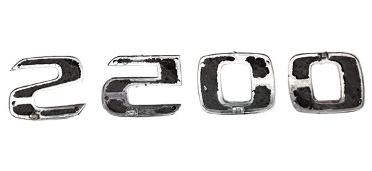 OEM Mercedes W220 S500 Chrome Trunk Rear Logo Emblem