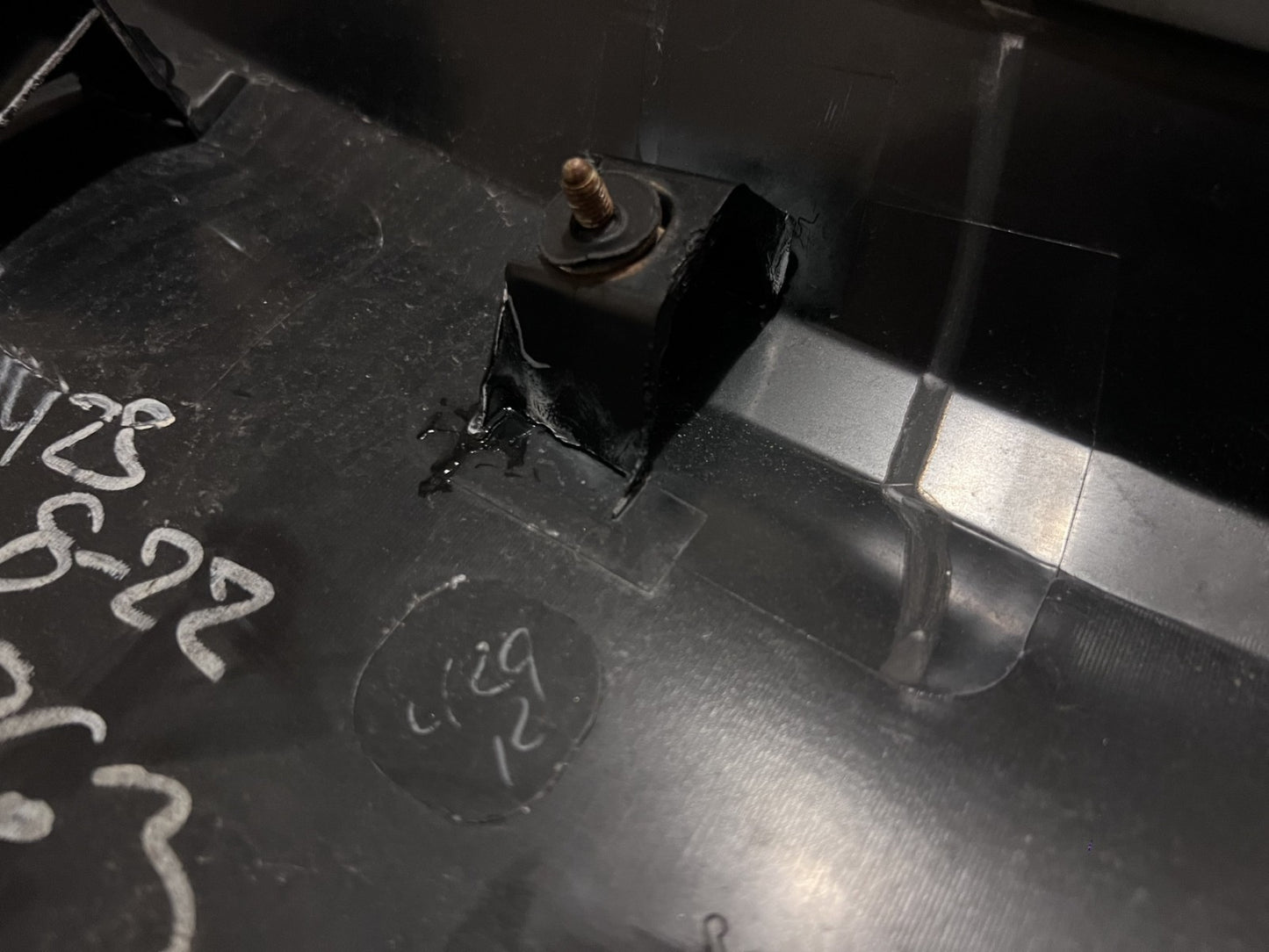 2013 SUBARU OUTBACK REAR TRUNK LID TRIM MOLDING C10010040 OEM BLUE