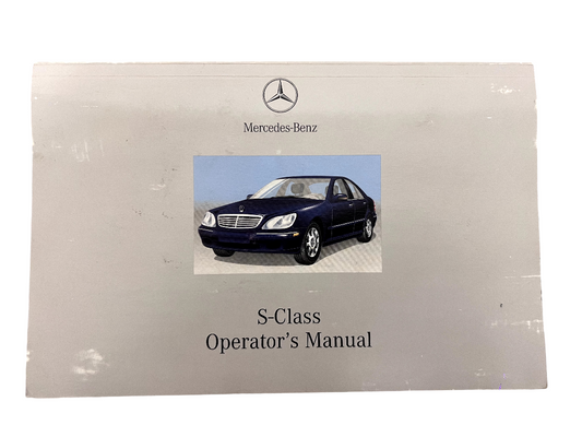 2002 Mercedes S Class S430 S500 S55 AMG S600 Owners Manual Set Case