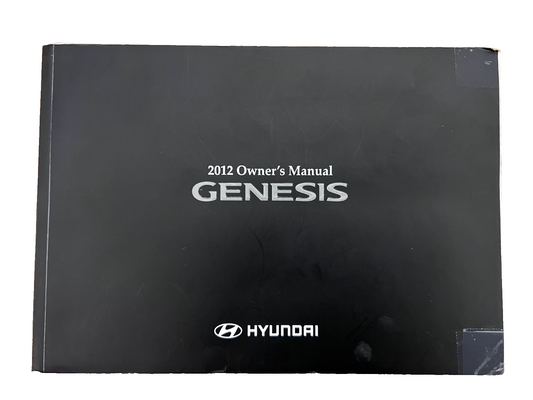 2012 Hyundai Genesis 3.8 4.6 5.0 R Spec OEM Owner's Manual Kit W/Case CLEAN!!!