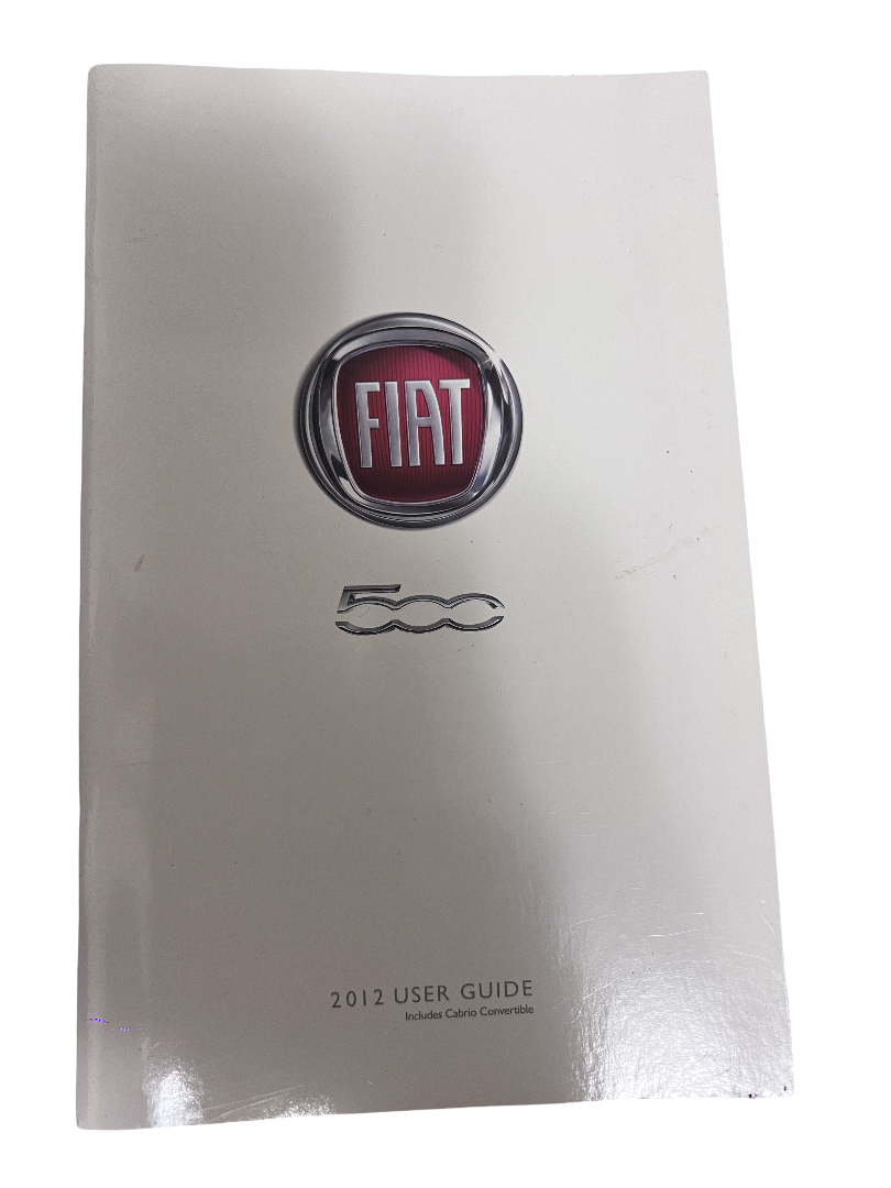 2012 Fiat 500/500C Owners Manual User Guide OEM Free Shipping
