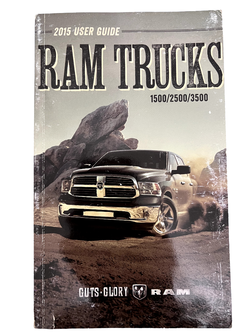 2015 RAM 1500 2500 3500 Owner's Manual User's Guide Kit W/ Leather Case and DVD