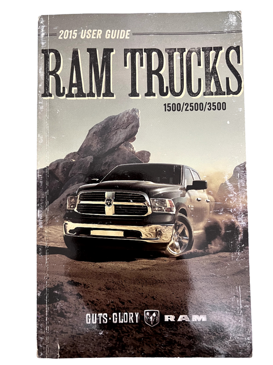 2015 RAM 1500 2500 3500 Owner's Manual User's Guide Kit W/ Leather Case and DVD
