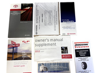 2012 Toyota Yaris Complete Owner's Manual Handbook Set w/ Case & Guides OEM
