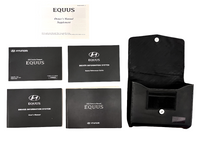 2012 Hyundai Equus V8 Owner's Manual Set Owner's Guide w/Leather Case RARE!!!