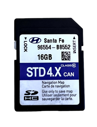 compare product 2018 Hyundai Tucson Navigation SD Card 96554-B8552 OEM