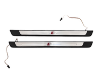 17-24 AUDI B9 A4 S4 A5 S5 SPORTBACK ILLUMINATED DOOR SILL TRIM FRONT OEM 021025