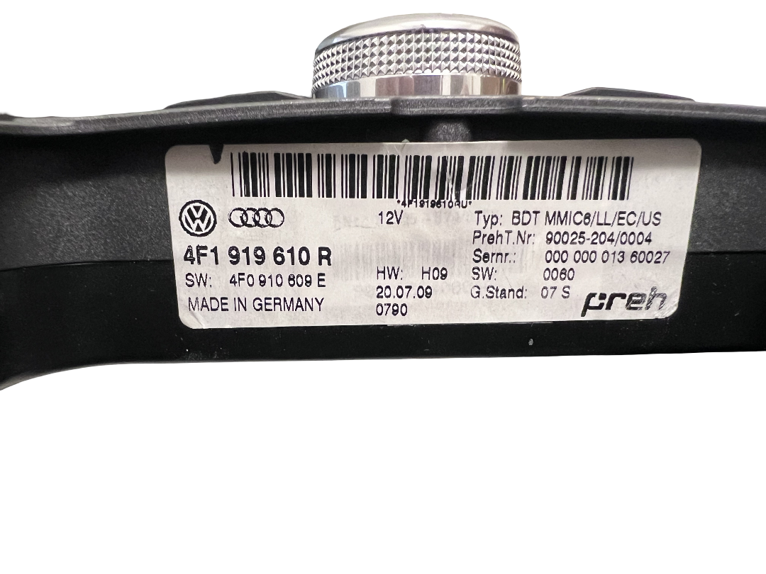 2005-2011 Audi A6 2007 2008 2009 2011 S6 MMI Console Control Switch 4F1919611G