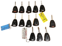 **FOR PARTS** Lot Of 13 Chrysler Dodge Jeep Remote Head Key USED