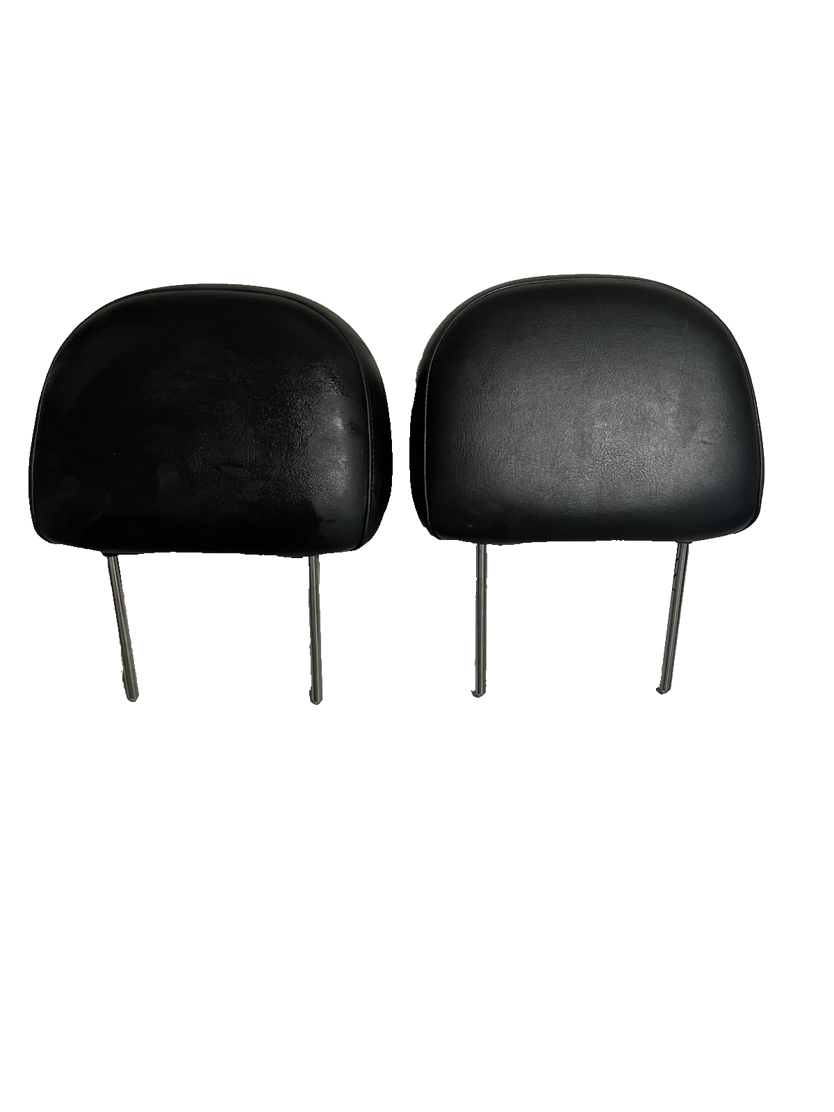 06-13 Chevy Impala SS Front Headrest Set Pair Black Leather OEM