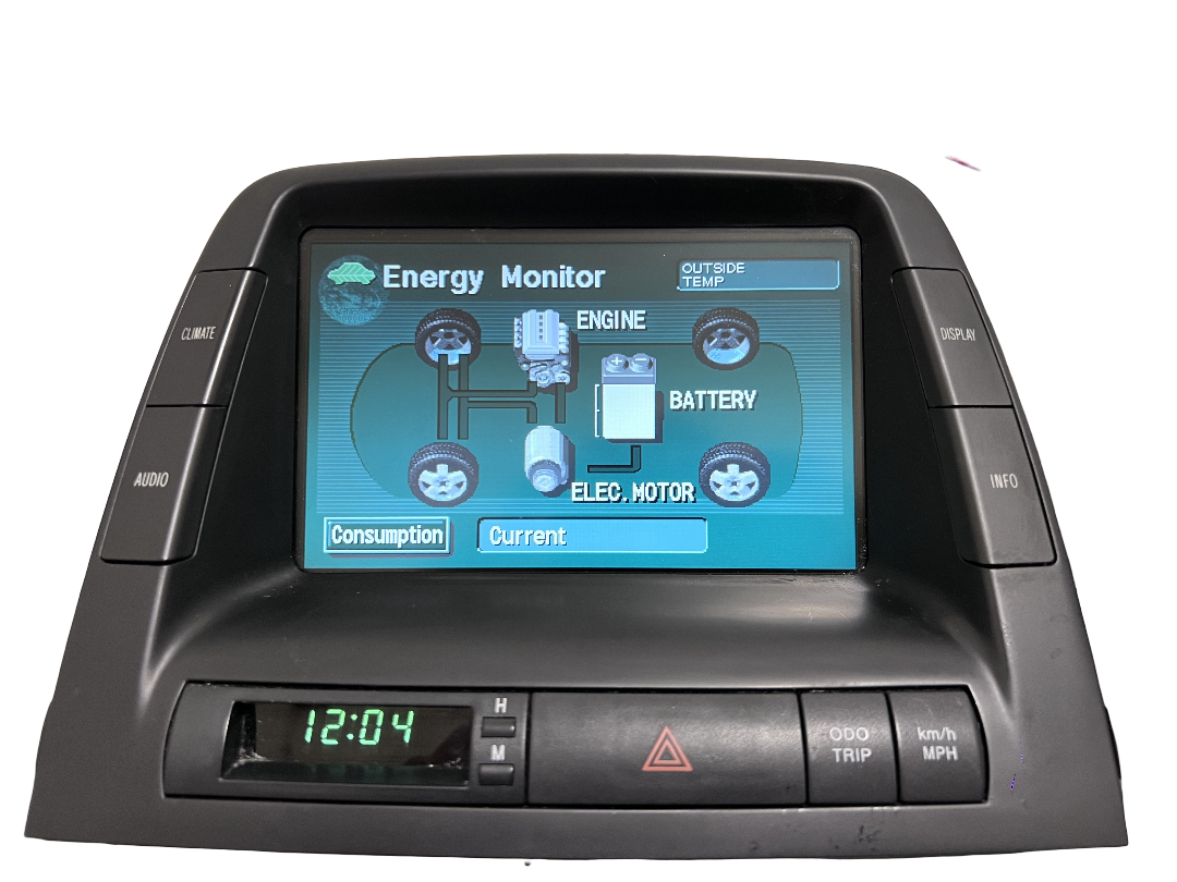 05-09 TOYOTA PRIUS Info Dash MFD Display Screen Monitor 86110-47081 GPS OEM P756