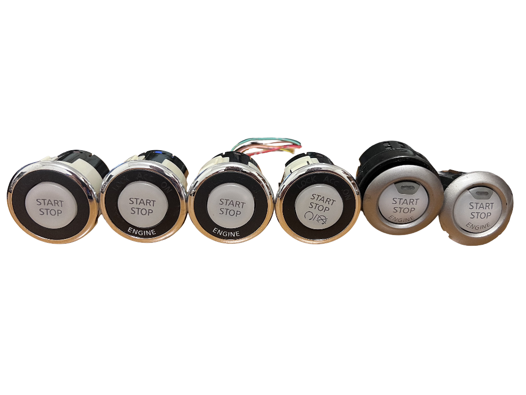 Lot of 6 OEM Nissan & Infiniti Engine Start Stop Push Button Switch Assorted