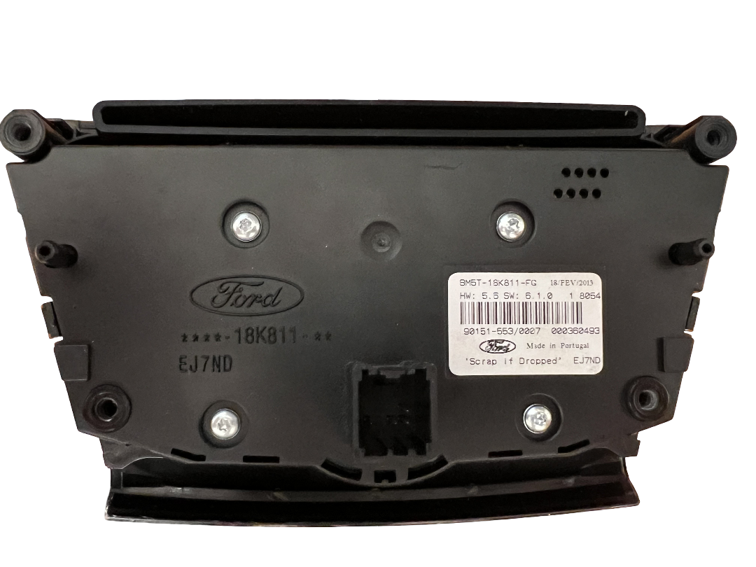 12-18 FORD FOCUS RADIO FACE CONTROL SONY SYSTEM TRIM BEZEL 8” BM51-18835-DAW OEM