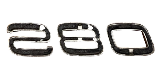 99 00 01 02 03 04 05 06 VOLVO S80 T6 REAR CHROME EMBLEM LOGO BADGE (2003)