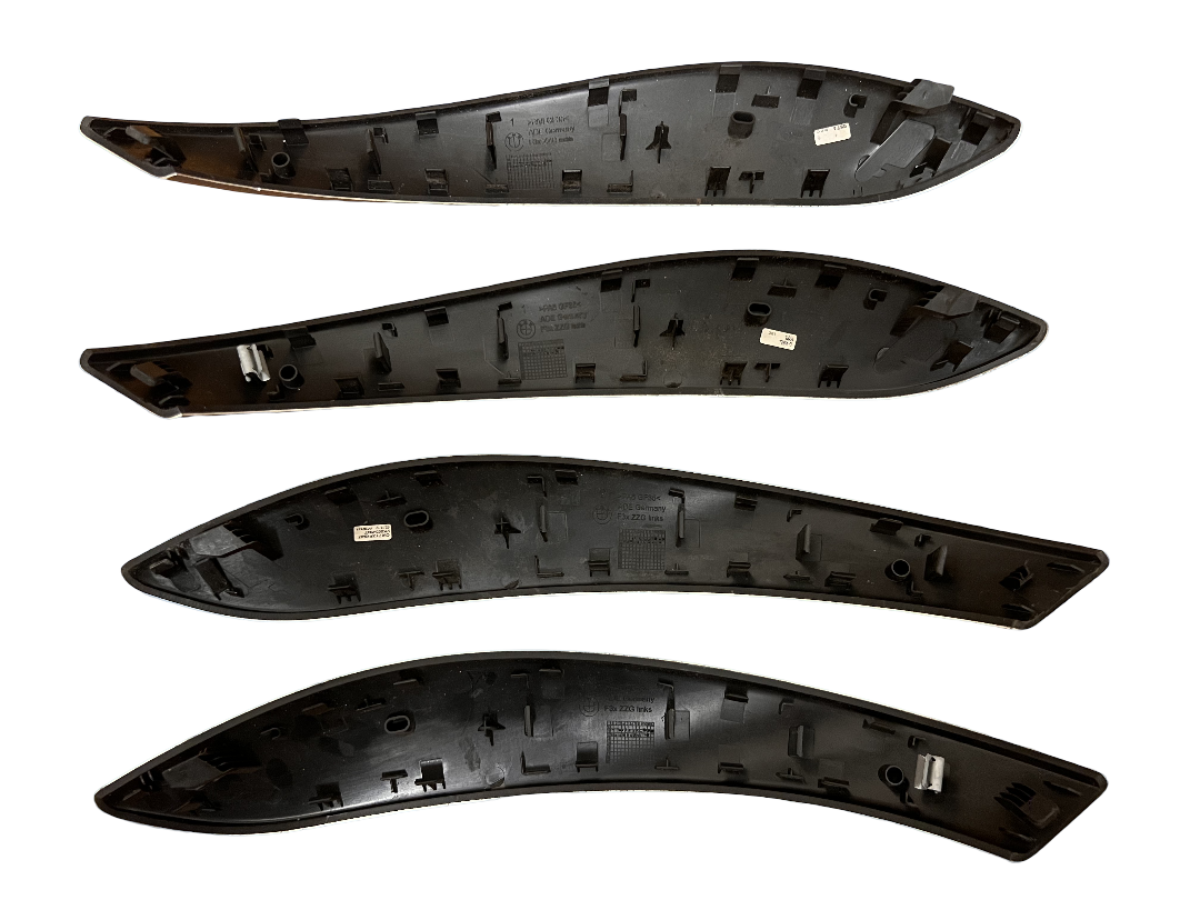 OEM BMW F30 F36 340 440 ALUMINUM Center Console Door Dash Interior Trim SET (7)