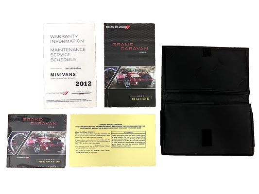 2012 Dodge Grand Caravan CVP SXT R/T GT Owner's Manual Kit