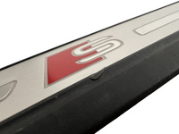 17-24 AUDI B9 A4 S4 A5 S5 SPORTBACK ILLUMINATED DOOR SILL TRIM FRONT OEM 021025