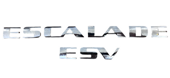 compare product 2002 - 2014 Cadillac Escalade ESV Emblem Script Letter Chrome Rear Side Door OEM