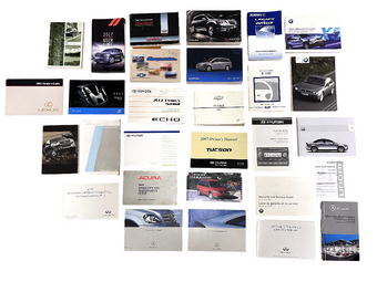 compare product LOT 35+ OEM Owners Manuals Ford GM Toyota BMW Mercedes Lexus Acura Hyundai Subar