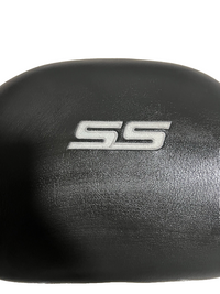 06-13 Chevy Impala SS Front Headrest Set Pair Black Leather OEM