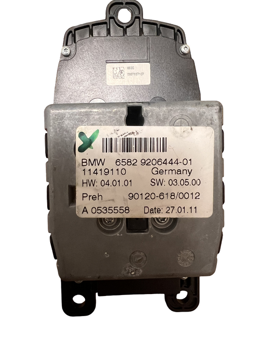 11-17 BMW F25 X3 iDRIVE MEDIA NAVIGATION CONTROLLER KNOB SWITCH 6582 9206 OEM