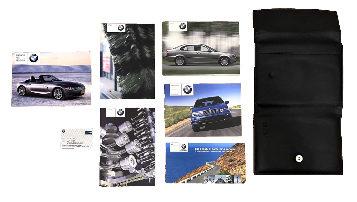 2002/2003 BMW Owners Manual E46 320i/325i/325xi/330i/330xi CLEAN!