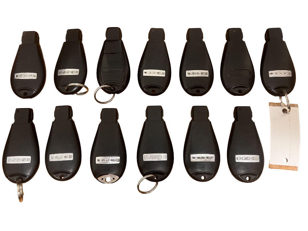 Lot of OEM Chrysler Dodge Jeep Fobik Key Remotes IYZ-C01C UNTESTED - For Parts