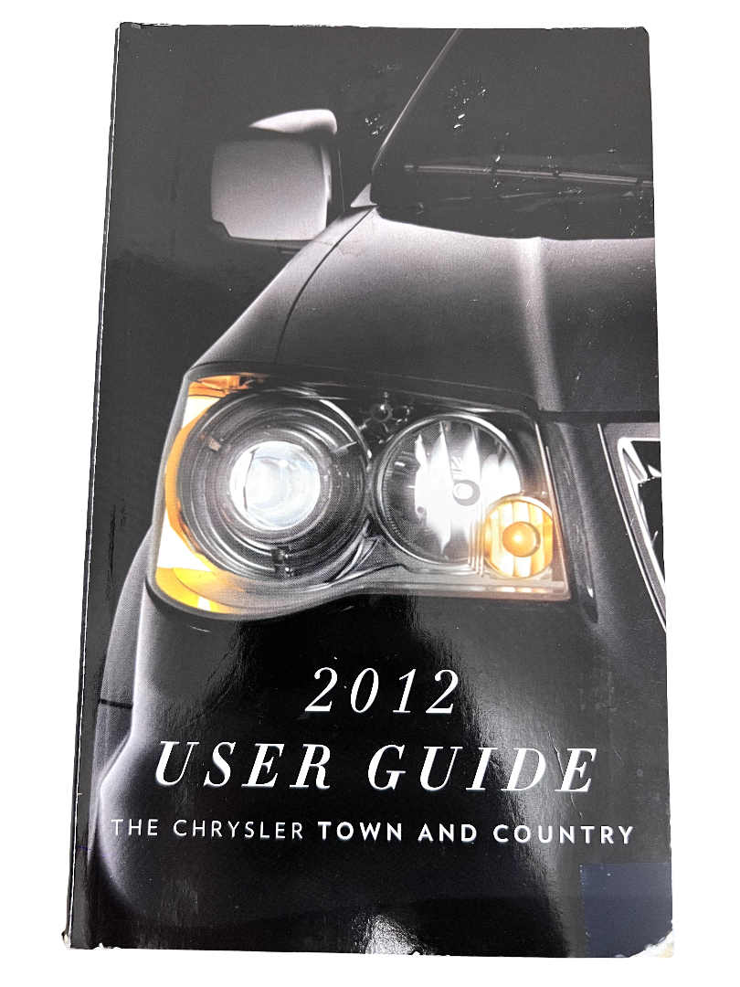 2012 CHRYSLER TOWN AND COUNTRY OWNER MANUAL BOOKS SET WITH CASE OEM CLEAN!!