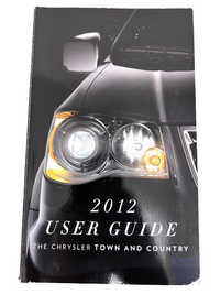 2012 CHRYSLER TOWN AND COUNTRY OWNER MANUAL BOOKS SET WITH CASE OEM CLEAN!!