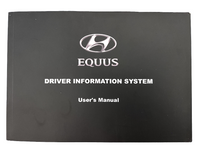 2012 Hyundai Equus V8 Owner's Manual Set Owner's Guide w/Leather Case RARE!!!