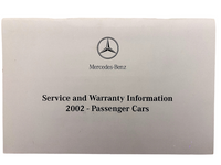 2002 Mercedes S Class S430 S500 S55 AMG S600 Owners Manual Set Case