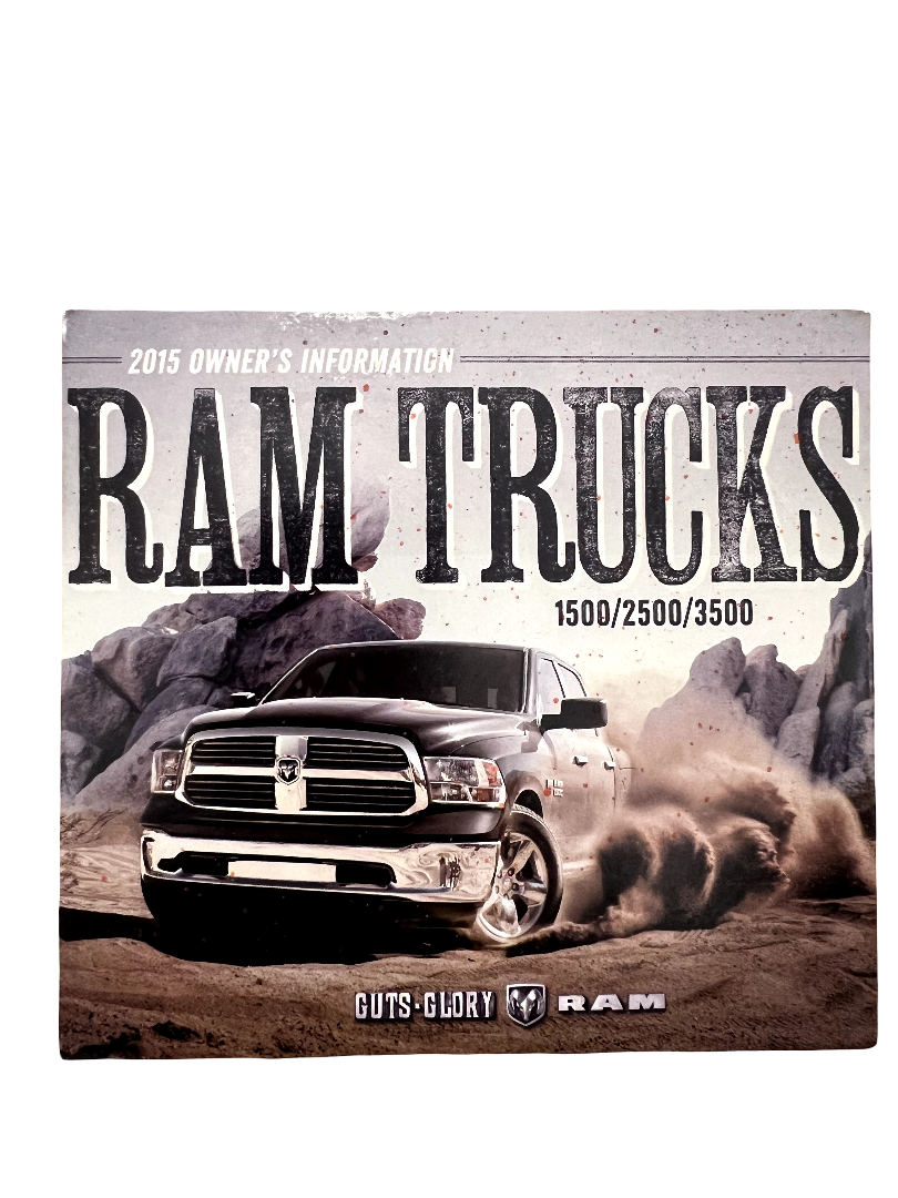 2015 RAM 1500 2500 3500 Owner's Manual User's Guide Kit W/ Leather Case and DVD