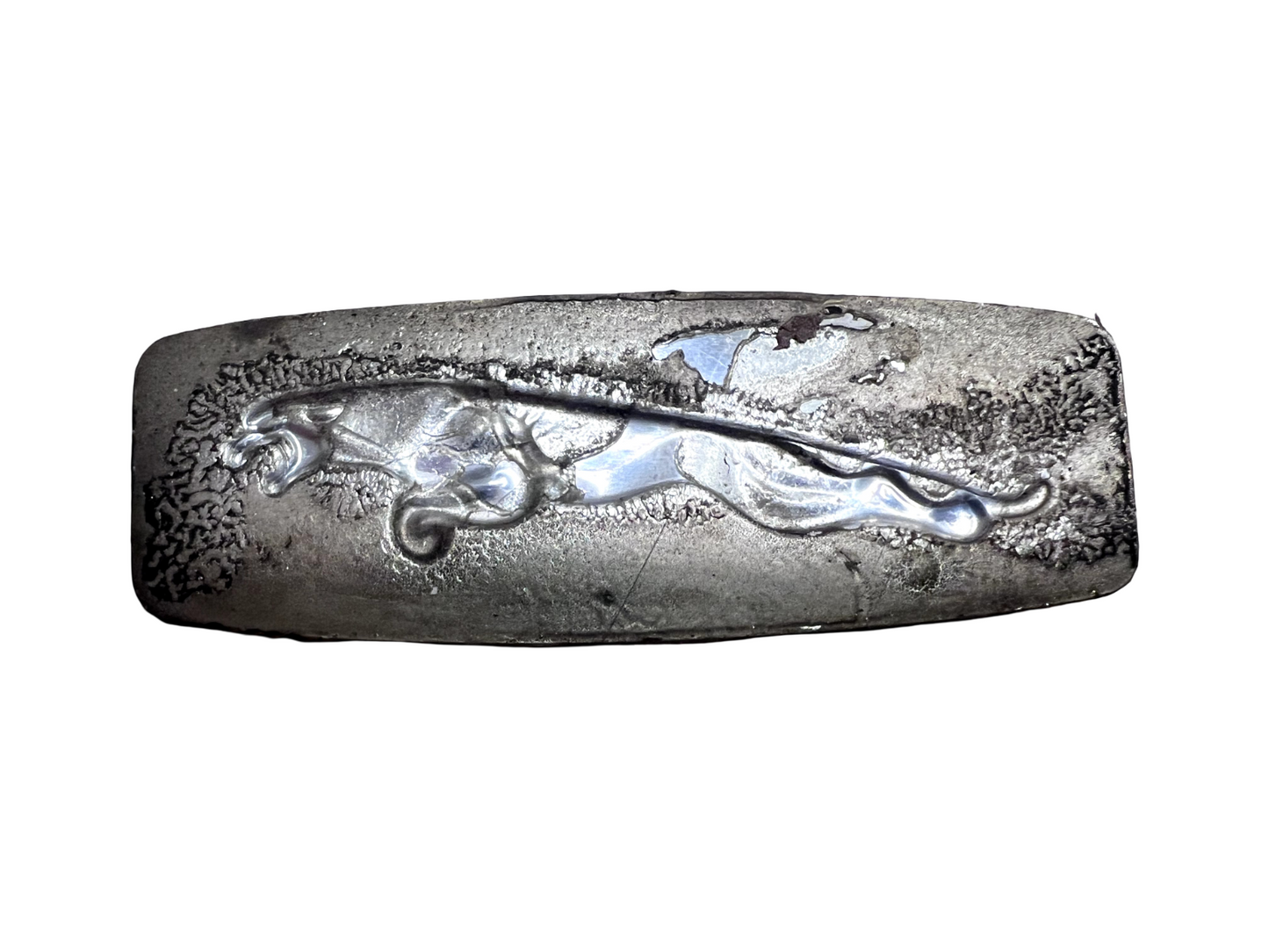 VINTAGE ACRYLIC JAGUAR TRUNK EMBLEM MASCOT LOGO BADGE USED