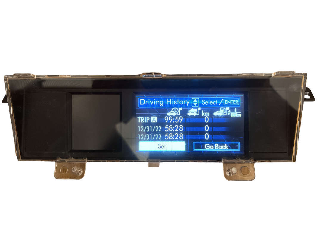 13-17 SUBARU XV CROSSTREK MFD CLOCK CLIMATE INFO DISPLAY SCREEN 85261FJ070 OEM