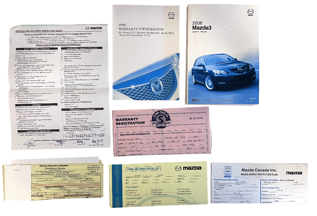 LOT Owner's Manuals OEM Cadillac CTS-V Chevy Suburban Cruze Toyota Nissan Mazda