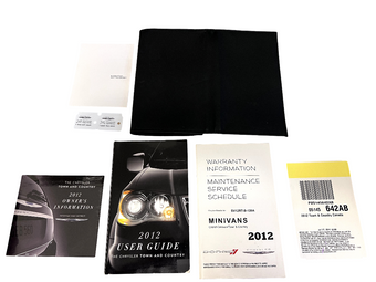 compare product 2012 CHRYSLER TOWN AND COUNTRY OWNER MANUAL BOOKS SET WITH CASE OEM CLEAN!!