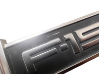 2005-08 FORD F150 KING RANCH FRONT FENDER TAILGATE EMBLEM SATIN PAIR OEM NICE!!!