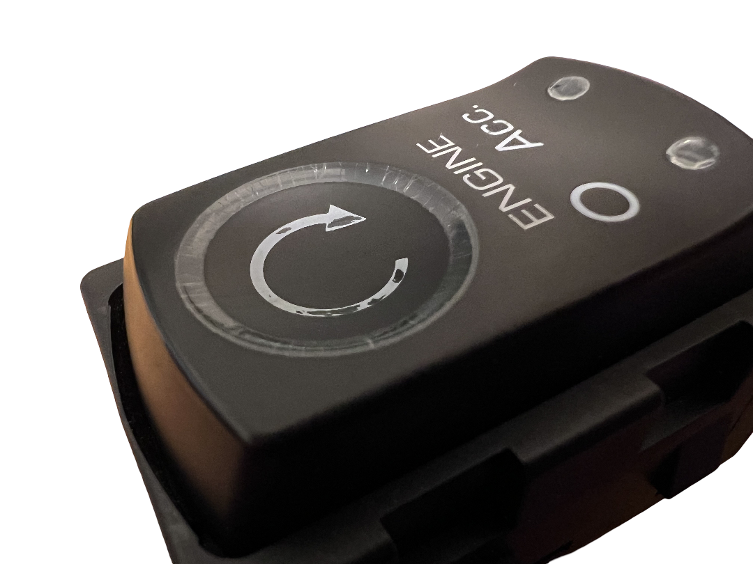 08-13 CHEVROLET CORVETTE C6 PUSH START IGNITION SWITCH BUTTON ASSEMBLY OEM