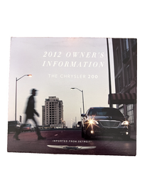 ✅ 2012 Chrysler 200 Owner's Manual User Guide Kit OEM EXCELLENT!!!