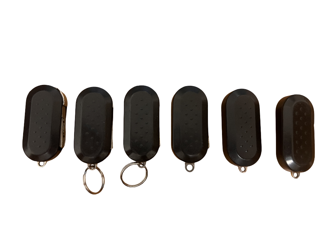 Lot of 6 Fiat 500 Flip Key Fob Remotes OEM UNTESTED - For Parts / Repair