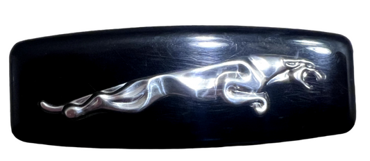 VINTAGE ACRYLIC JAGUAR TRUNK EMBLEM MASCOT LOGO BADGE USED