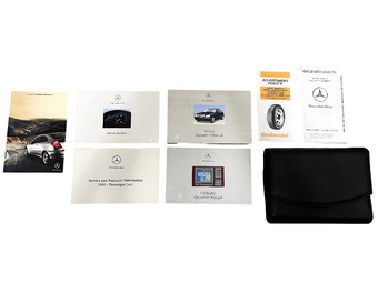 compare product 2002 Mercedes S Class S430 S500 S55 AMG S600 Owners Manual Set Case