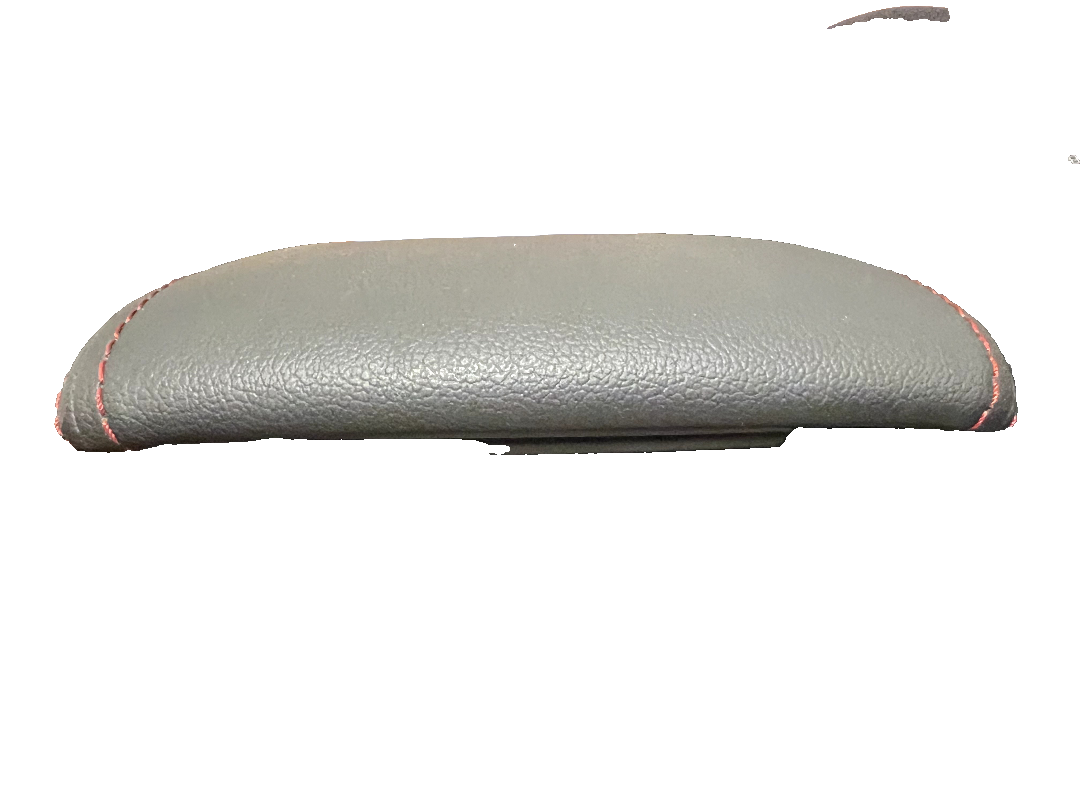 15-21 Subaru WRX Center Console Armrest Lid Black Leather with Red Stitching