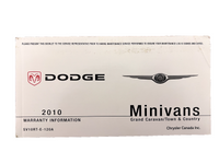 2010 Dodge Caravan C/V SE SXT OEM Owner's Manual User Guide Kit w/Case CLEAN!!!