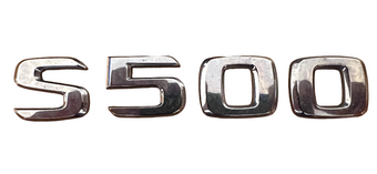 compare product OEM Mercedes W220 S500 Chrome Trunk Rear Logo Emblem