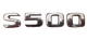 OEM Mercedes W220 S500 Chrome Trunk Rear Logo Emblem