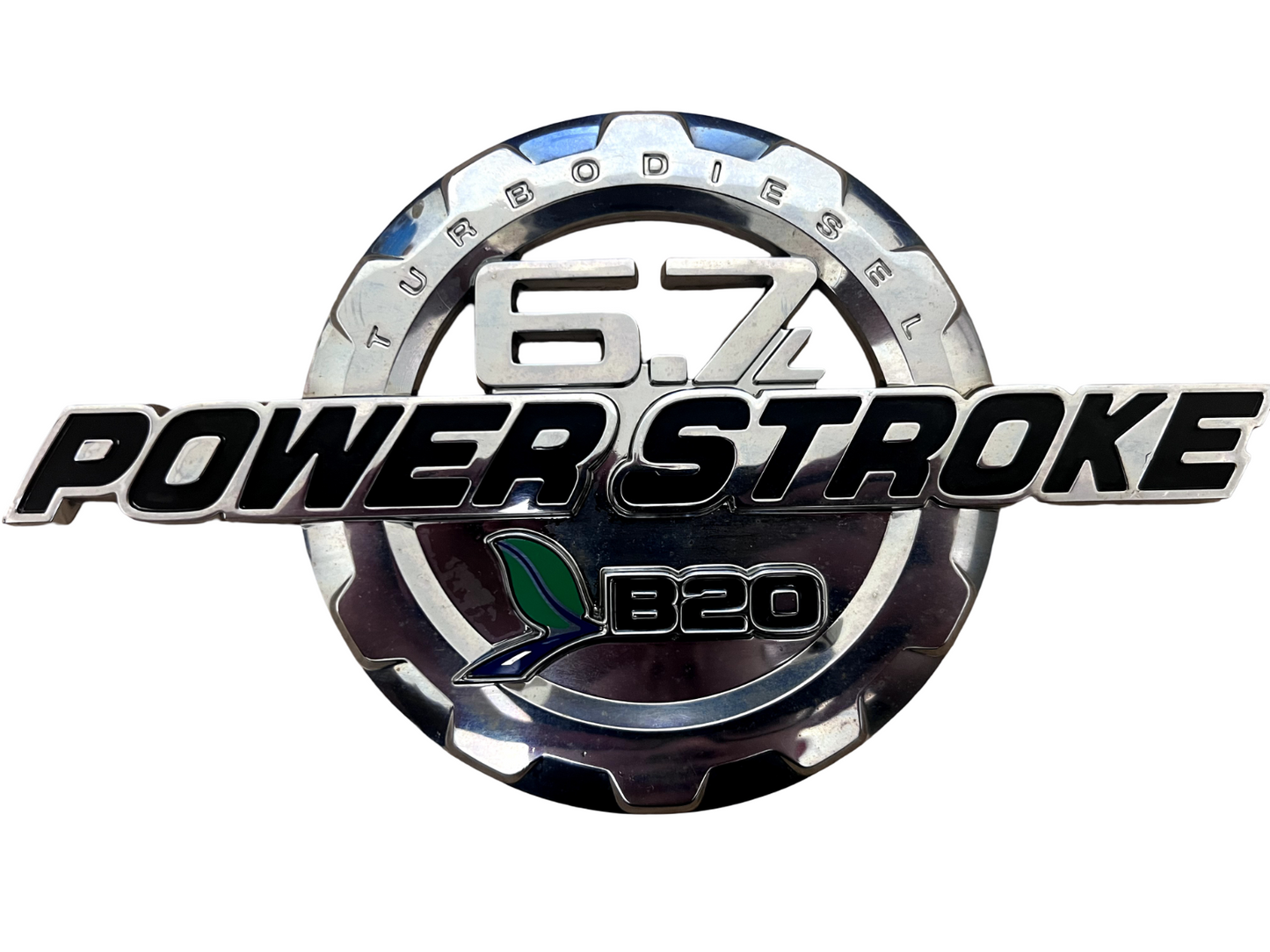 FORD F-250 F-350 POWER STROKE TURBO DIESEL 6.7L B20 SIDE DOOR LOGO EMBLEM 11-16
