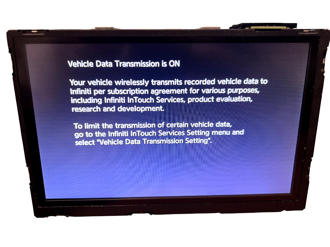 14-19 Infiniti Q50 Q60 Upper Navigation GPS Display Screen OEM 28387-4HK0C